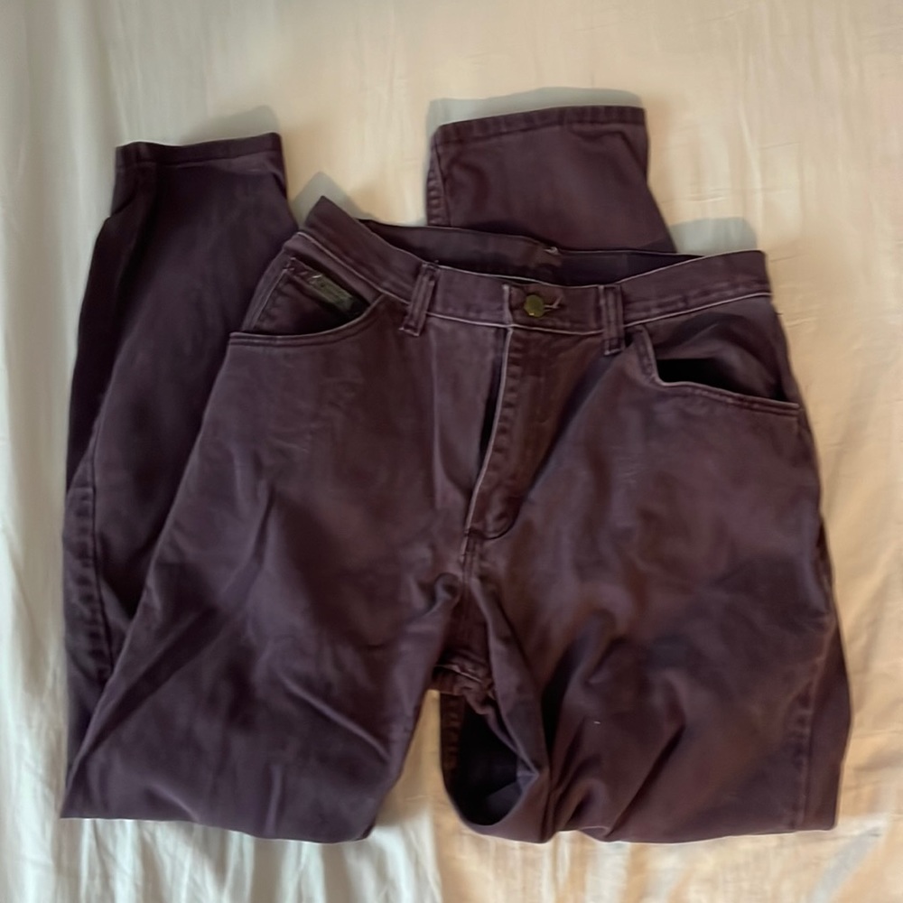 VINTAGE WRANGLER purple jeans
